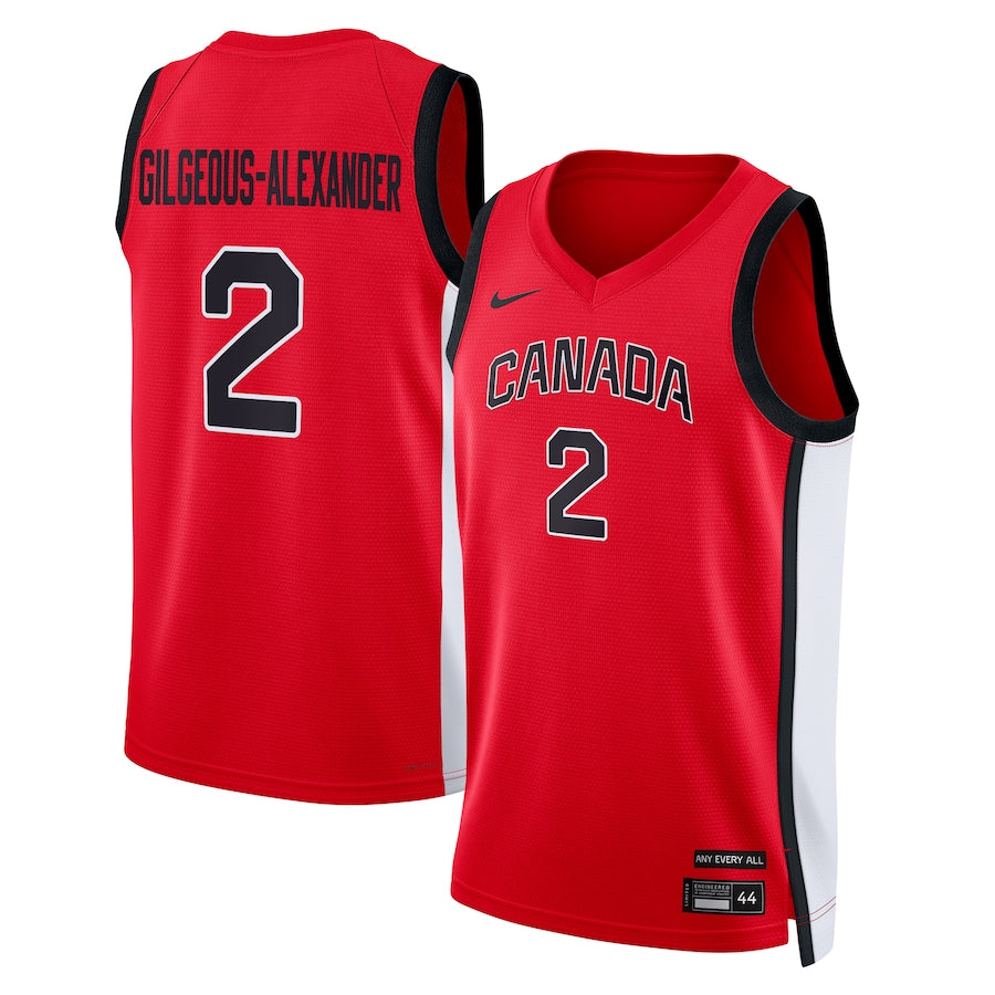 Camiseta Canadá Olimpiadas 2024 Roja