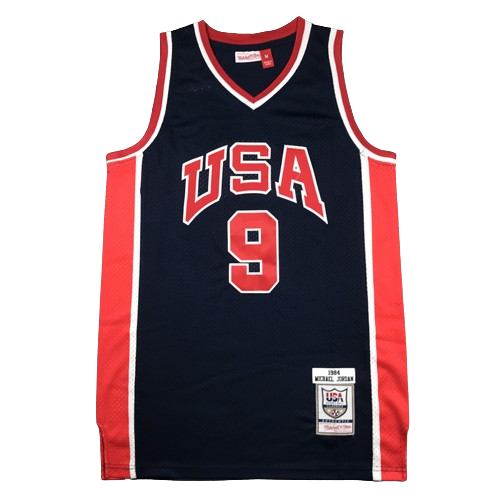 Camiseta Usa Juegos Olímpicos 1984 Azul Oscuro