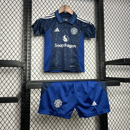 Kit Niños Manchester United 2024/25 Visita