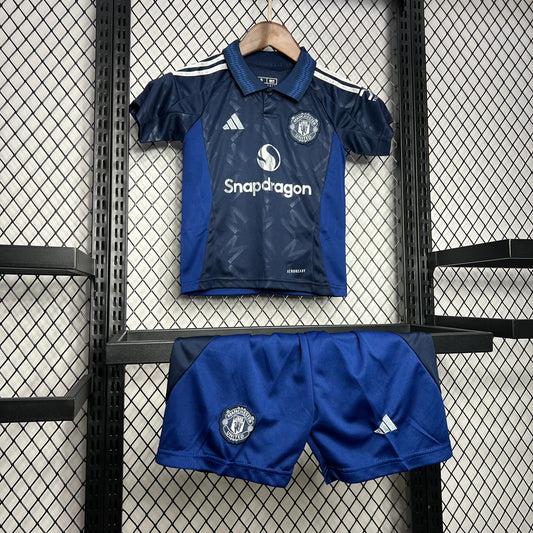 Kit Niños Manchester United 2024/25 Visita