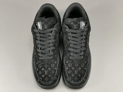 Zapatillas Louis Vuitton X Nike Air Force 1 Negro