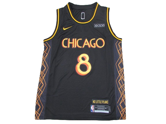 Camiseta Chicago Bulls Negra