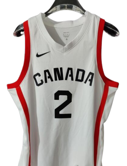 Camiseta Canadá Olimpiadas 2024 Blanca