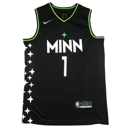 Camiseta Minnesota Timberwolves Negra