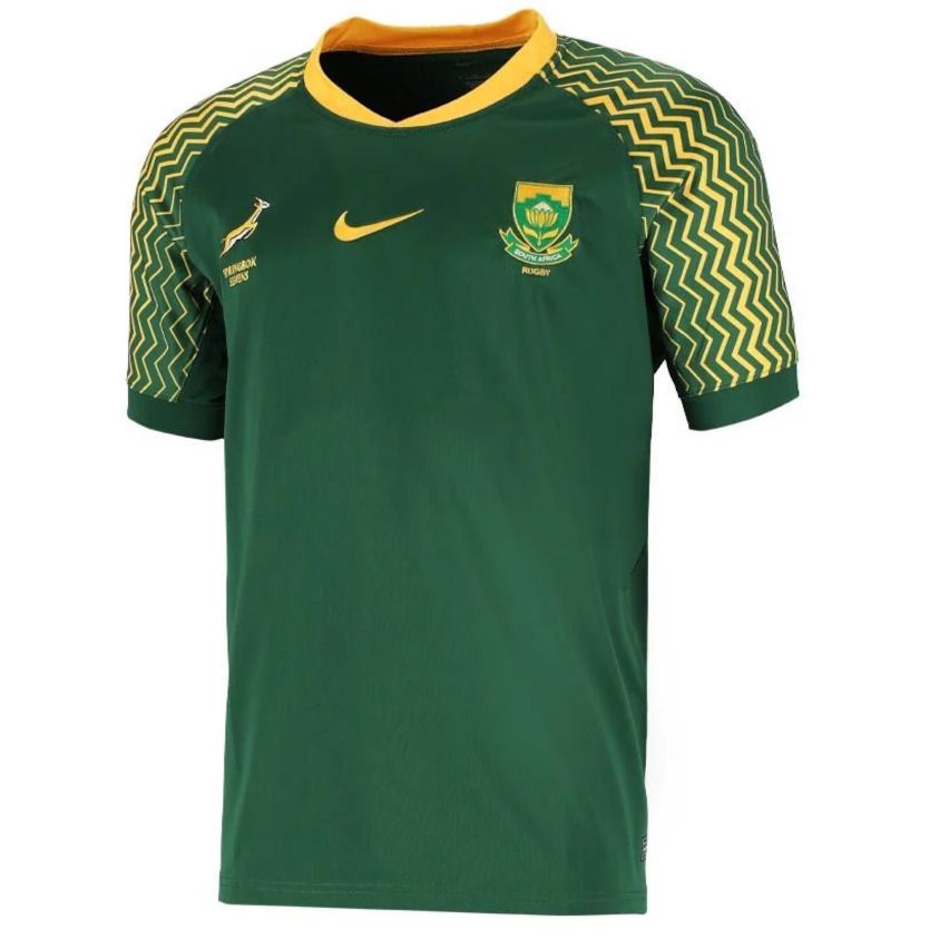 Camiseta de Rugby Local Springbok Sevens Stadium Verde-Oro