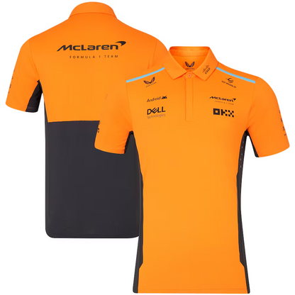 McLaren camiseta cuello polo naranja 2024