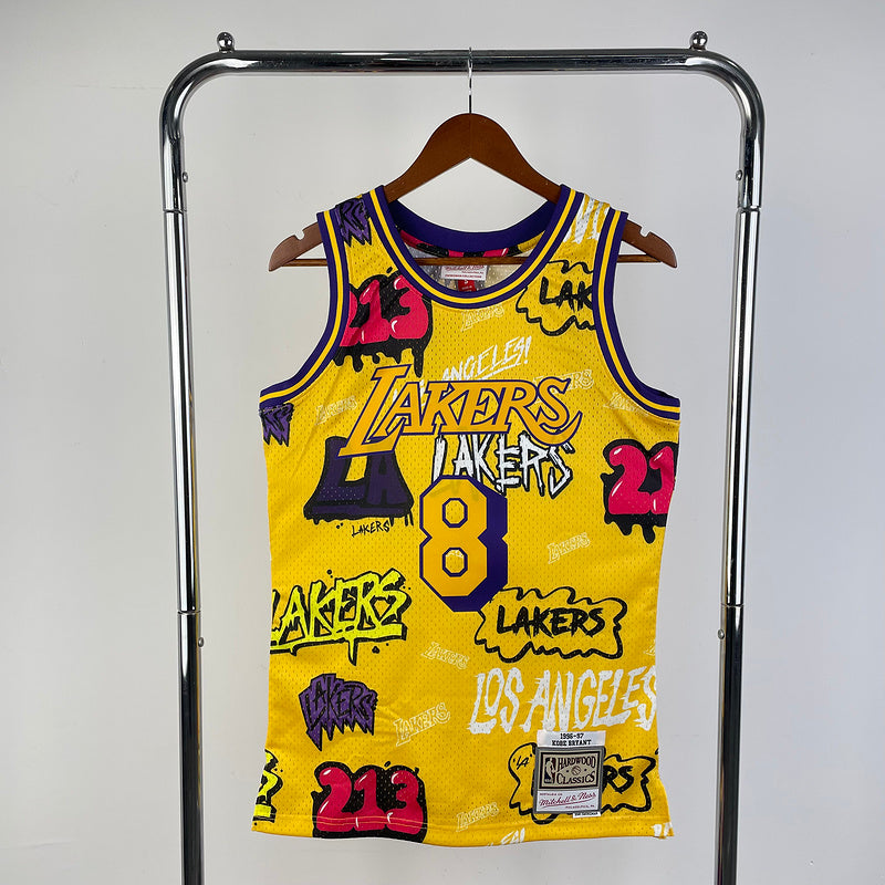 Camiseta Los Angeles Lakers 1996/97 Amarilla