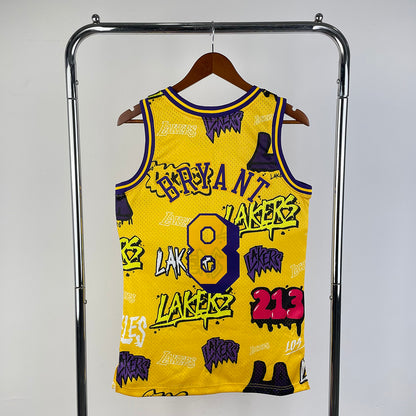 Camiseta Los Angeles Lakers 1996/97 Amarilla