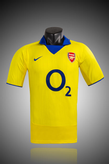 Camiseta Arsenal 2003/04 Visita