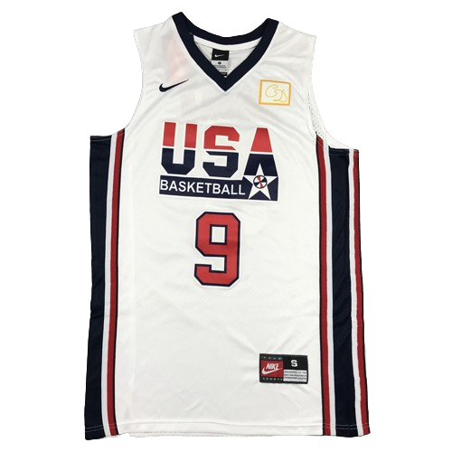 Camiseta Usa Dream Team Olímpico 1992 Blanca