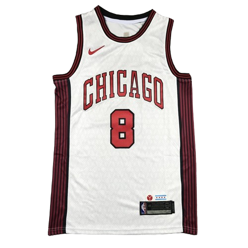 Camiseta Chicago Bulls Blanca