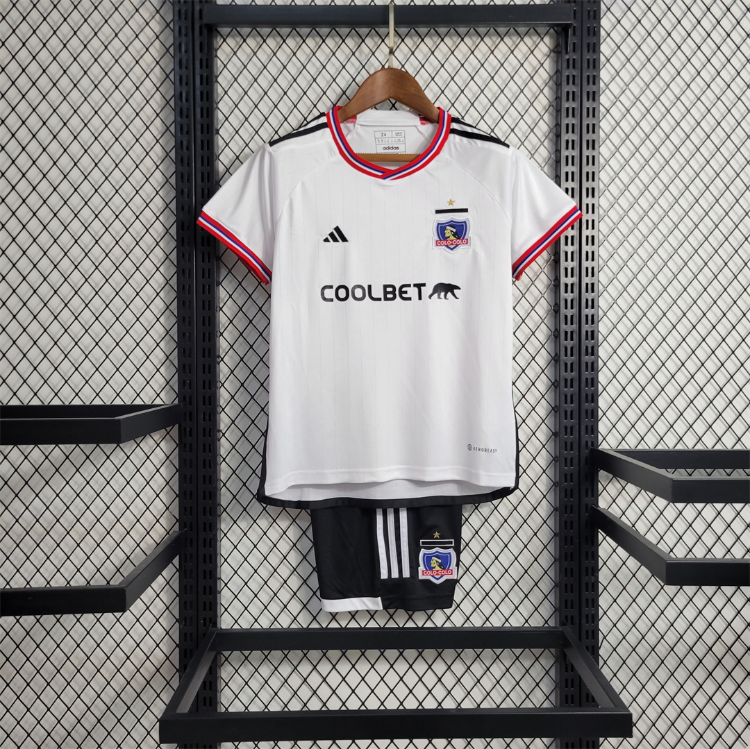 Kit Niños Colo Colo 2023/24 Local