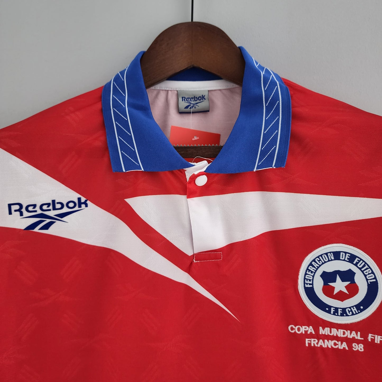 Camiseta Selección Chile 1998 Local Manga Larga