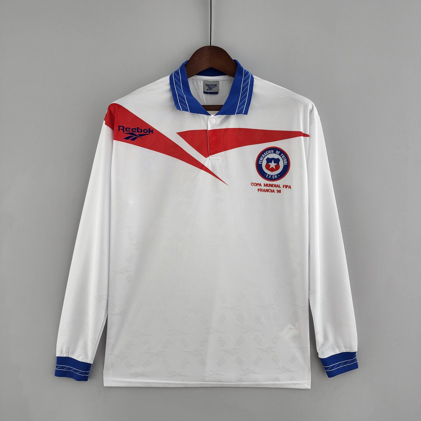 Camiseta Selección Chile 1998 Visita Manga Larga