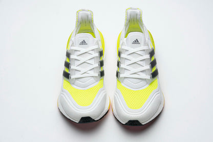 Zapatillas Adidas Ultra Boost 2021 White Yellow Black