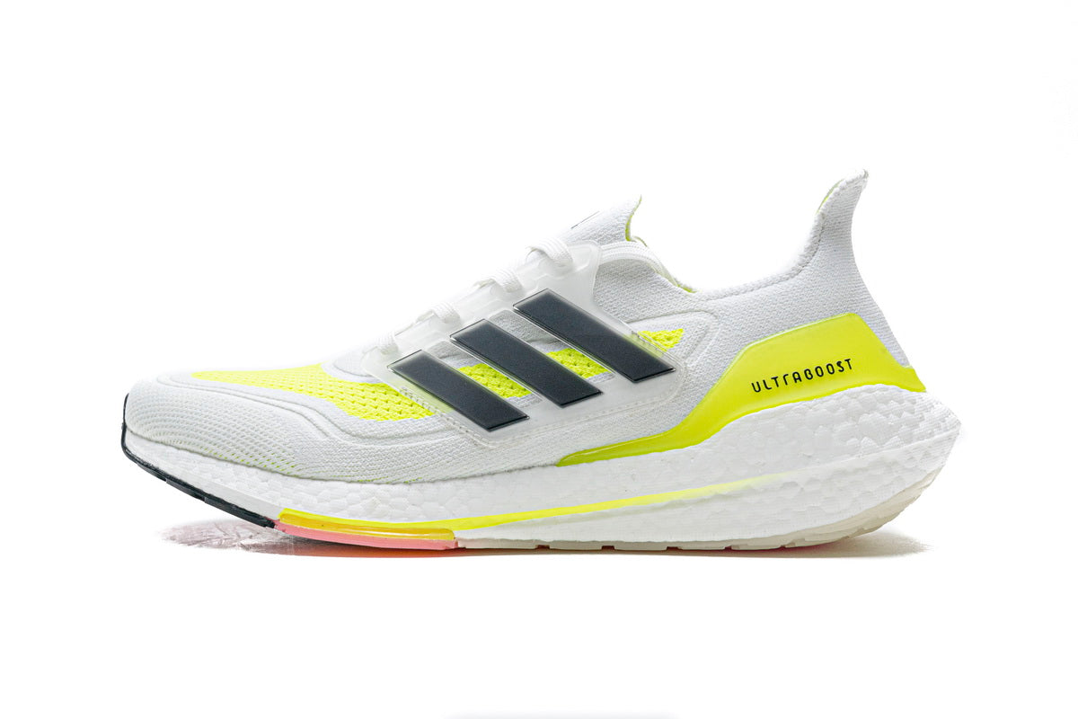 Zapatillas Adidas Ultra Boost 2021 White Yellow Black