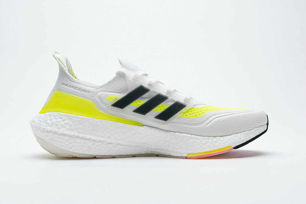 Zapatillas Adidas Ultra Boost 2021 White Yellow Black