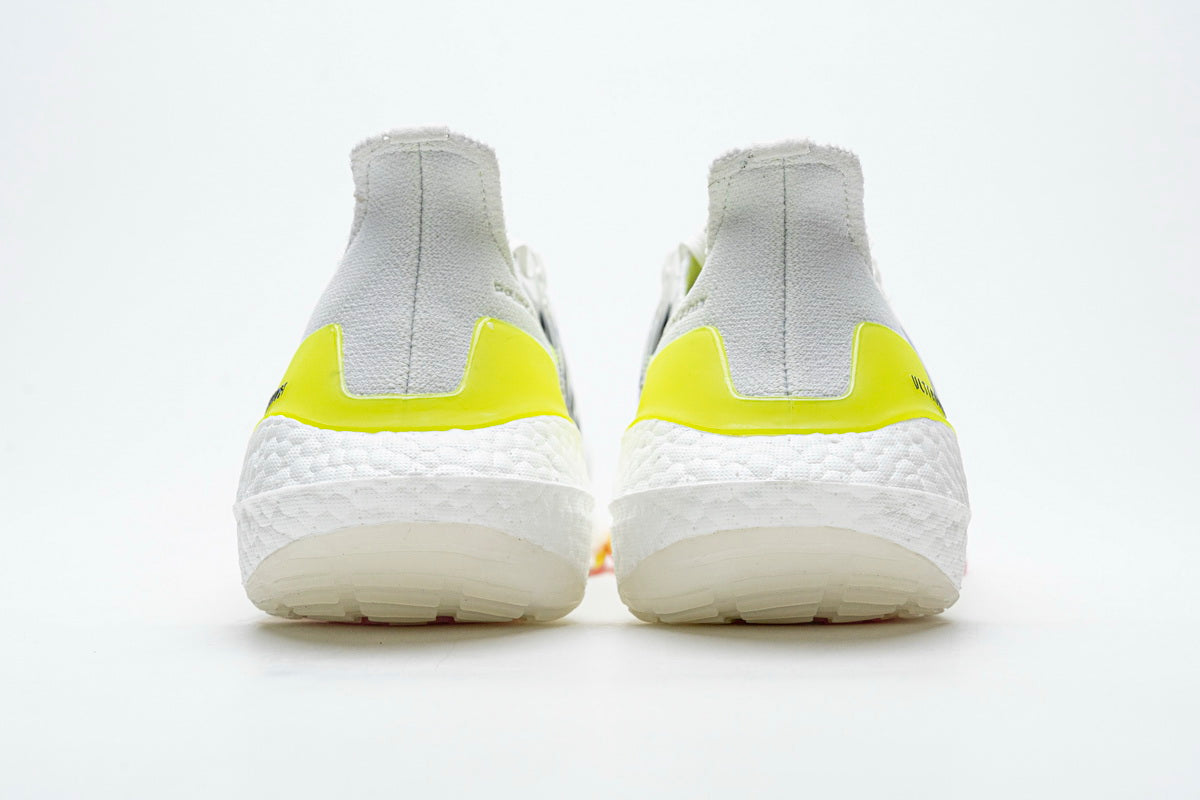 Zapatillas Adidas Ultra Boost 2021 White Yellow Black